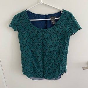 Emerald Lace top